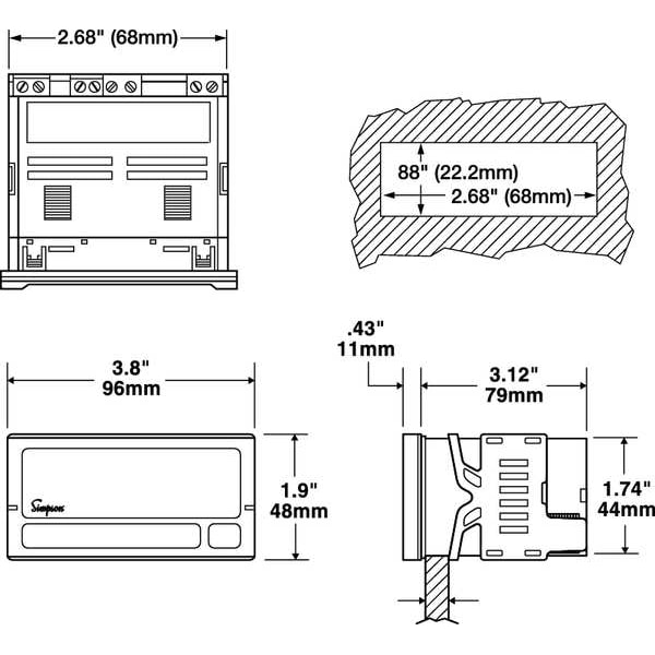 Digital Panel Meter,Temperature