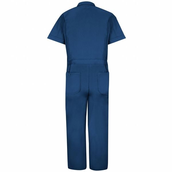 Short Sleeve Coverall,44 To 46In.,Navy