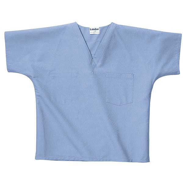 Scrub Shirt,L,Navy,Unisex