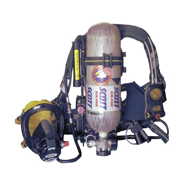 SCBA Cylinder,Carbon Wrapped,Gray