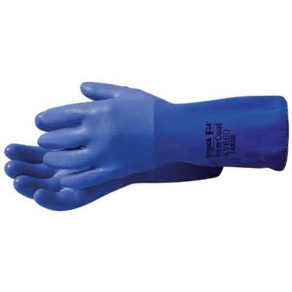 12 Chemical Resistant Gloves, PVC, L, 1 PR