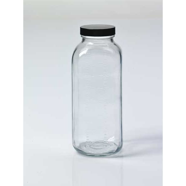 Sq Graduated Beaker W/Cap 960 Ml,PK12