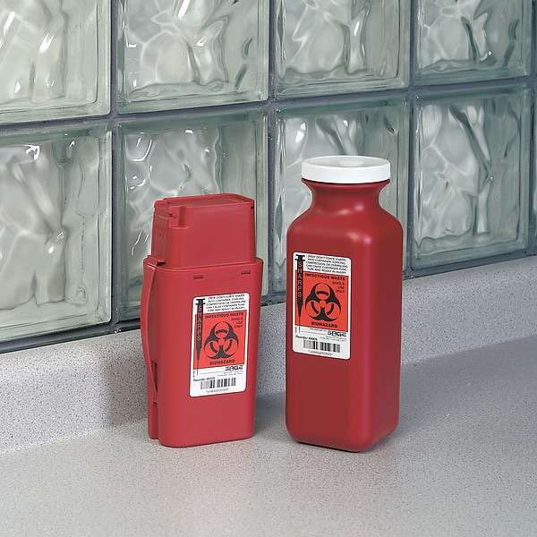 Sharps Container,1/4 Gal.,PK2