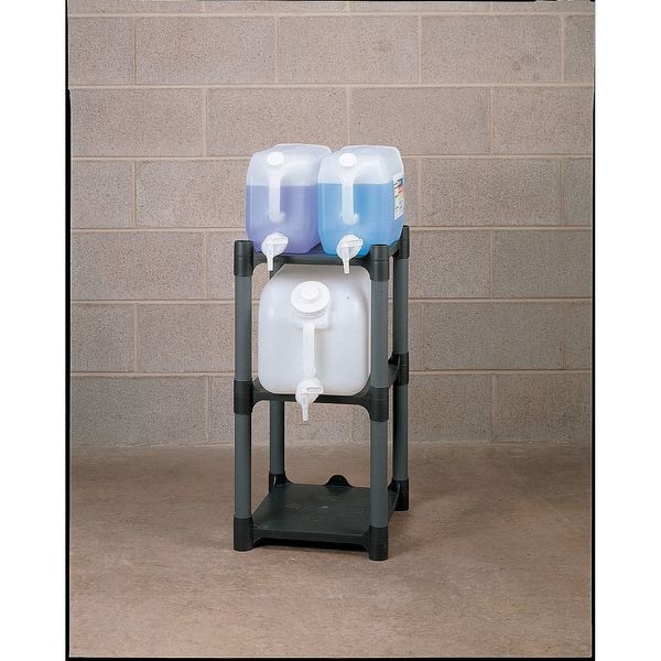 Dispenser With Faucet,2.5G,HDPE,Natural