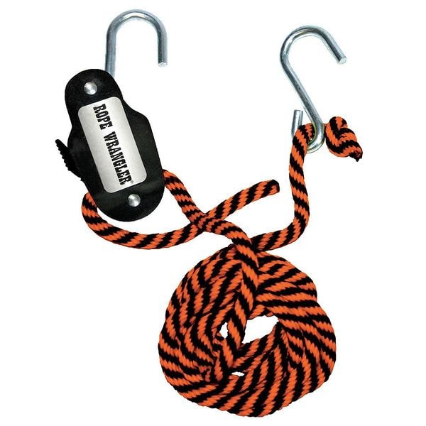 Rope Strap,Hook,16 Ft.L,Polyester