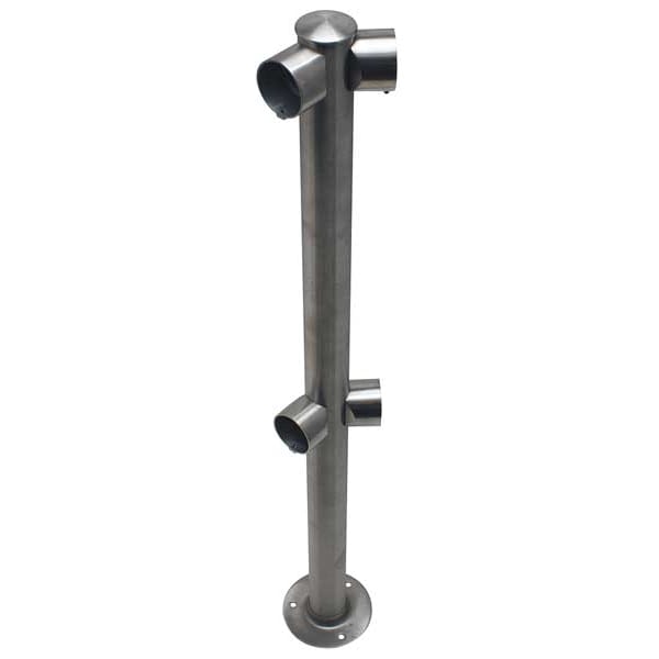 Adapta-Rail,Angle Post,Satin Stainless