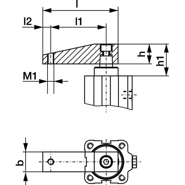 Pneumatic Swing Clamp Arm