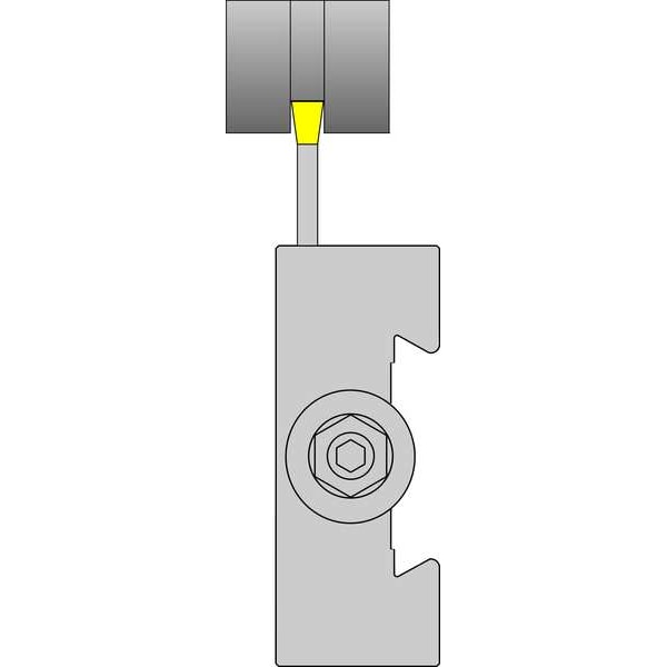 Tool Holder,Reversible Cut-Off,Series EA