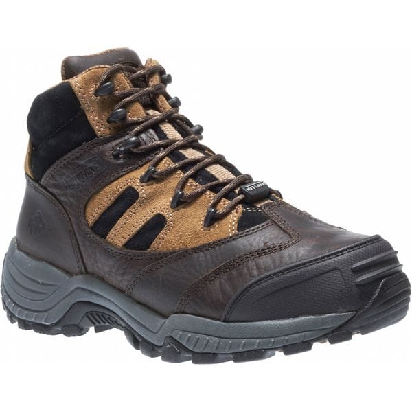 Size 7 Men's Hiker Boot Composite Work Boot, Brown/Black