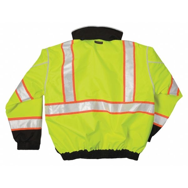 XL Hi -Vis Bomber Jacket, Lime