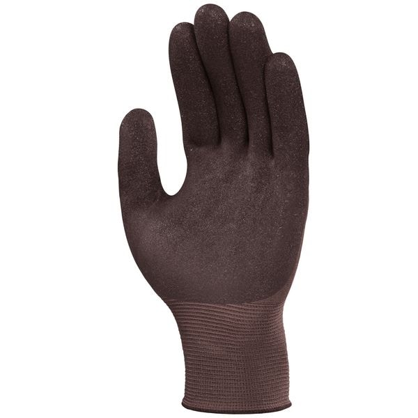 Nitrile Coated Gloves, 3/4 Dip Coverage, Purple, 10, PR