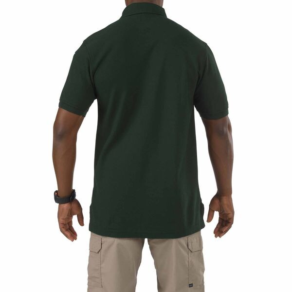 Short Sleeve Utility Polo,M,LE Green