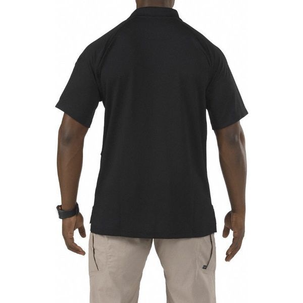 Performance Short Sleeve Polo,2XL,Black