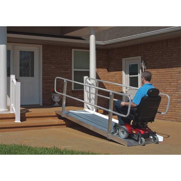 Walk Ramp,850 Lb.,4 Ft. L X 36 In. H