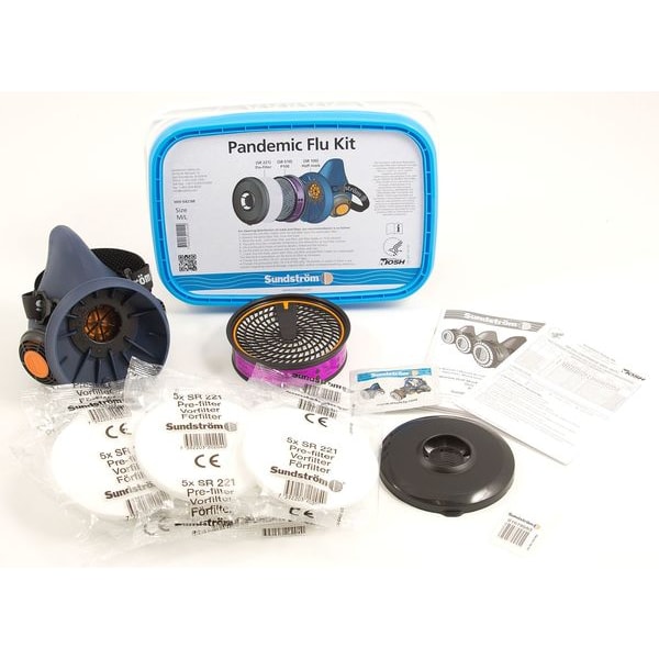 Flu Respirator Kit, S/M