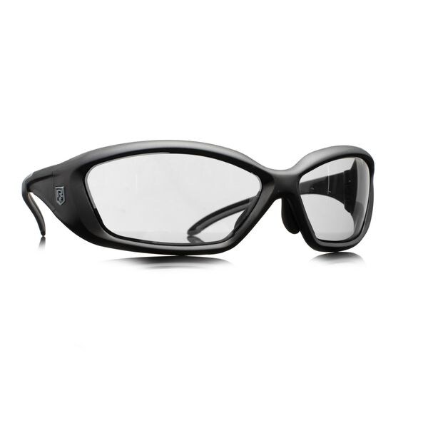Ballistic Safety Glasses, Wraparound Clear Polycarbonate Lens, Anti-Fog, Scratch-Resistant