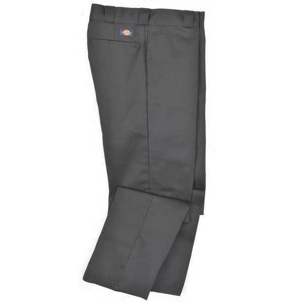 Work Pants,Poly/Cotton Twill,Black,38x34