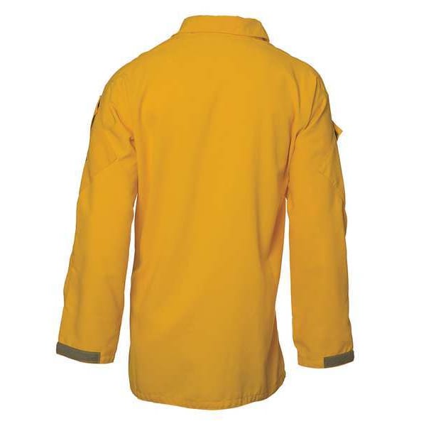 Wildland Fire Shirt, 2XL, Yellow, Zipper