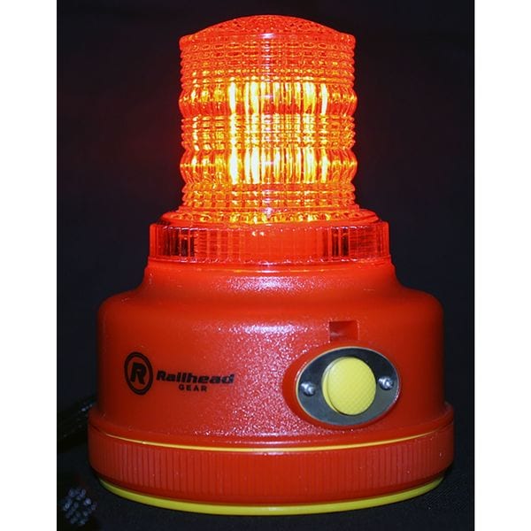 Warning Light,Red,LED,2 D Batteries