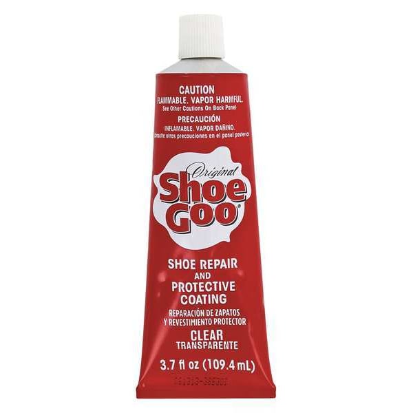 Shoe Repair Glue, Shoe GOO(R) Series, Clear, 24 Hr Full Cure, 3.7 Oz, Tube