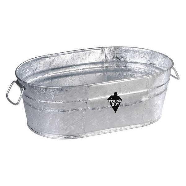 TOUGH GUY 3ANT6 Utility Tub, 2 gal., Galvanized Steel eBay
