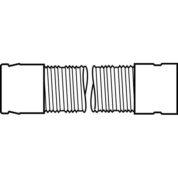 Flexible Pipe Section,3 Dia.,5 Ft. L