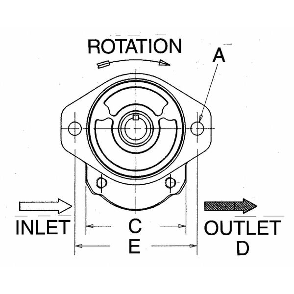 Pump,Hydraulic Gear