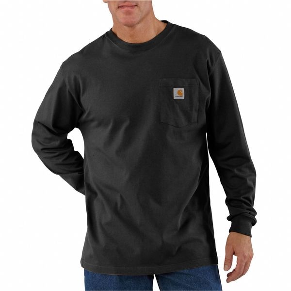 Long Sleeve T-Shirt,Black,XL