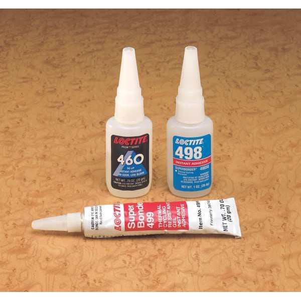 Instant Adhesive, 460 Series, Clear, 0.7 Oz, Bottle