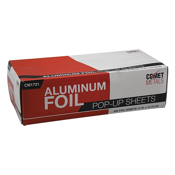 Foil Sheet,Alum,9x10 3/4 In,PK500