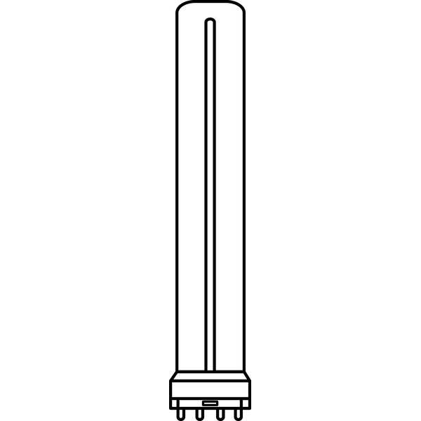 GE LIGHTING 55W, T5 PL Plug-In Fluorescent Light Bulb