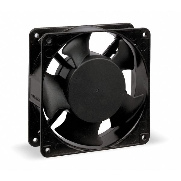 Axial Fan, Square, 230V AC, 1 Phase, 115 Cfm, 4 11/16 In W.