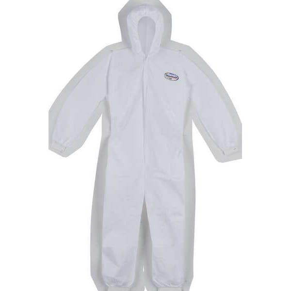 Disposable Coveralls, Xl, 25 PK, White, KleenGuard(TM) A30, Zipper