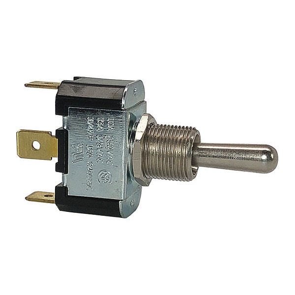 Toggle Switch, SPDT, 3 Connections, On/Off/On, 3/4 Hp, 10A @ 250V AC, 15A @ 125V AC
