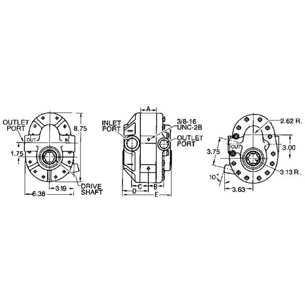 Pto Pump,Hydraulic