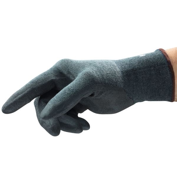 Cut Resistant Coated Gloves, A4 Cut Level, 18 Ga, Gray, XS ( 6 )