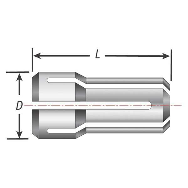 Double Angle Collet,DA180,29/64 In.