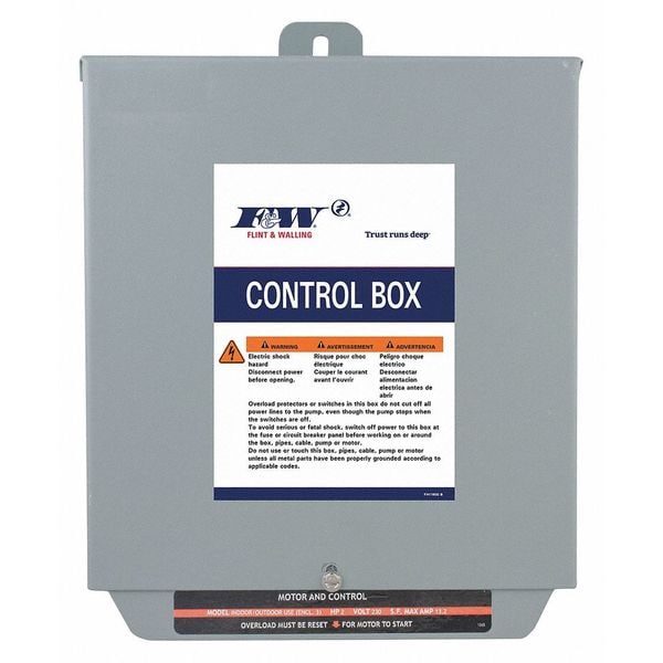 Motor/Pump Control Box,1 Phase,230V,4.7A