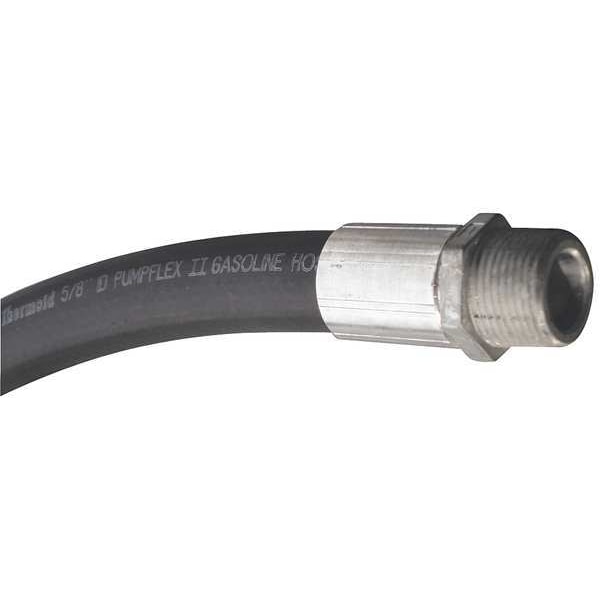 3/4 ID X 17 Ft NBR Gasoline Pump Hose 200 PSI BK