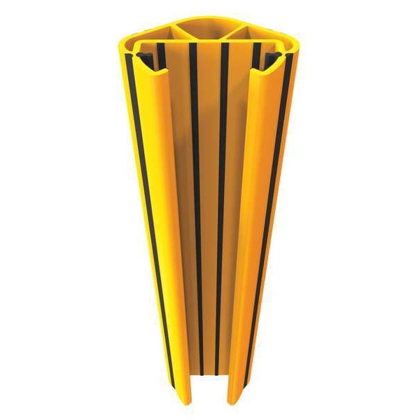 Rack Leg Protector,Yellow,3/8in. Thick