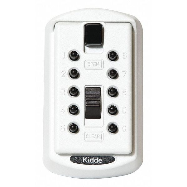 Lock Box,White,Surface,PushButton,2 Keys