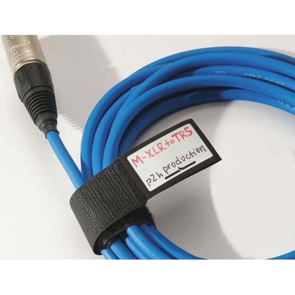 14 L Wrap Hook-&-Loop Cable Tie Gray PK 10