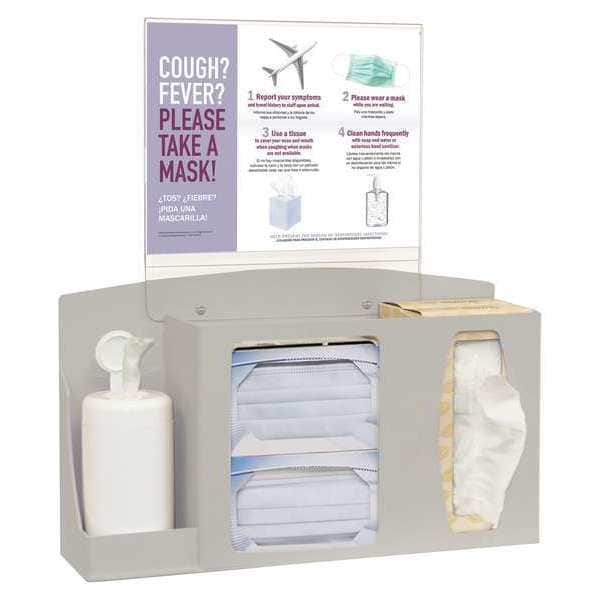 Respiratory Hygiene Station,20-35/64in.H