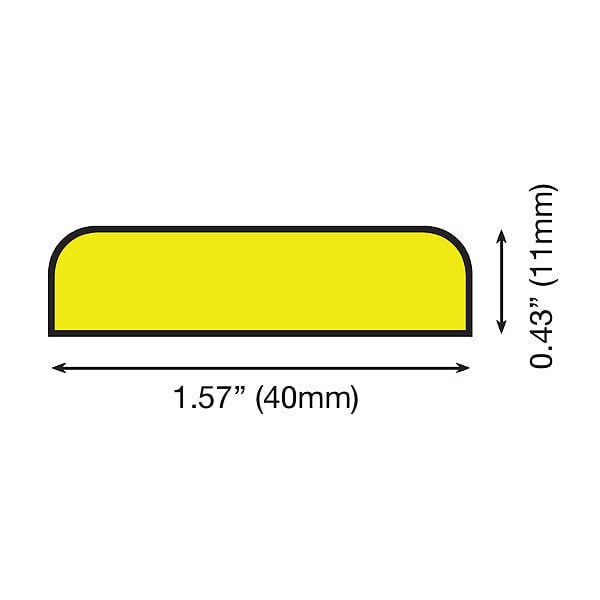 Surface Guard,Flat,Black/Yellow