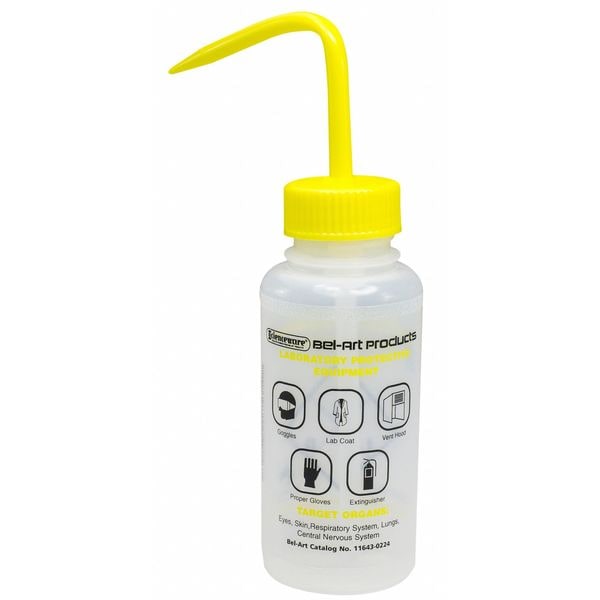 Wash Bottle,Std Spout,250mL,PK3