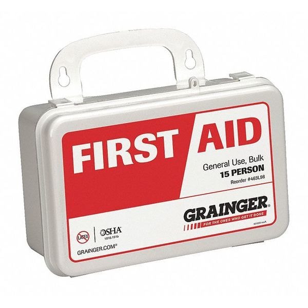 First Aid Kit And Housing Plastic, 15 Person