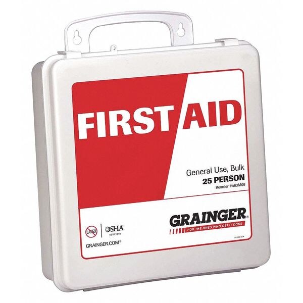 First Aid Kit And Housing Plastic, 25 Person