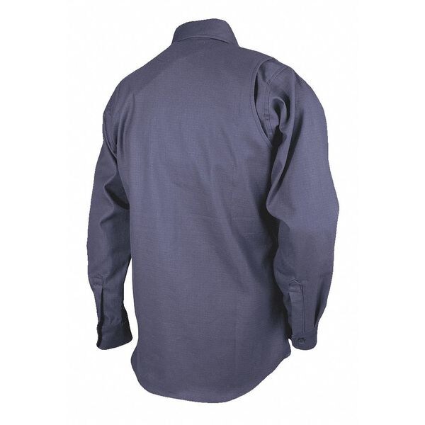 Flame-Resistant Dress Shirt,Navy,XS