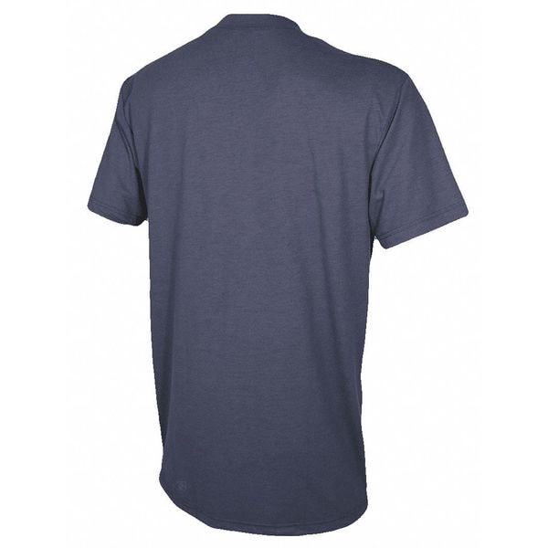 Flame-Resistant Crewneck Shirt,Navy,XL