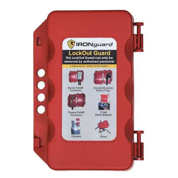 Equipment Lockout System,Plastic,Red